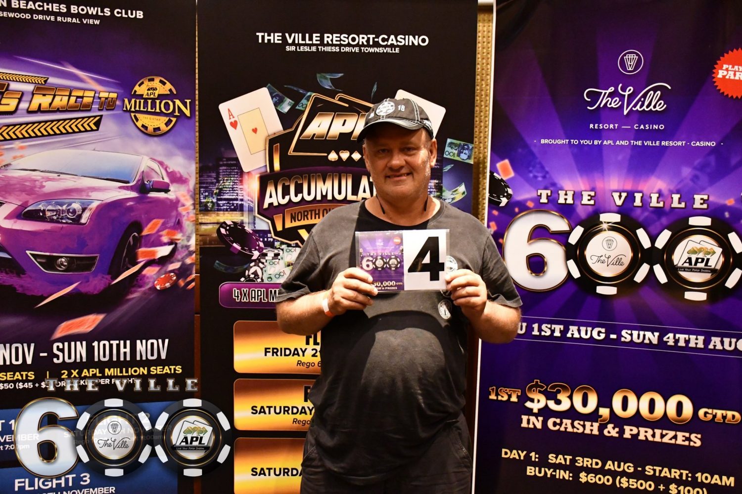 Super High Roller Andy Ryland Mackay 4th Place $10,000 Cash