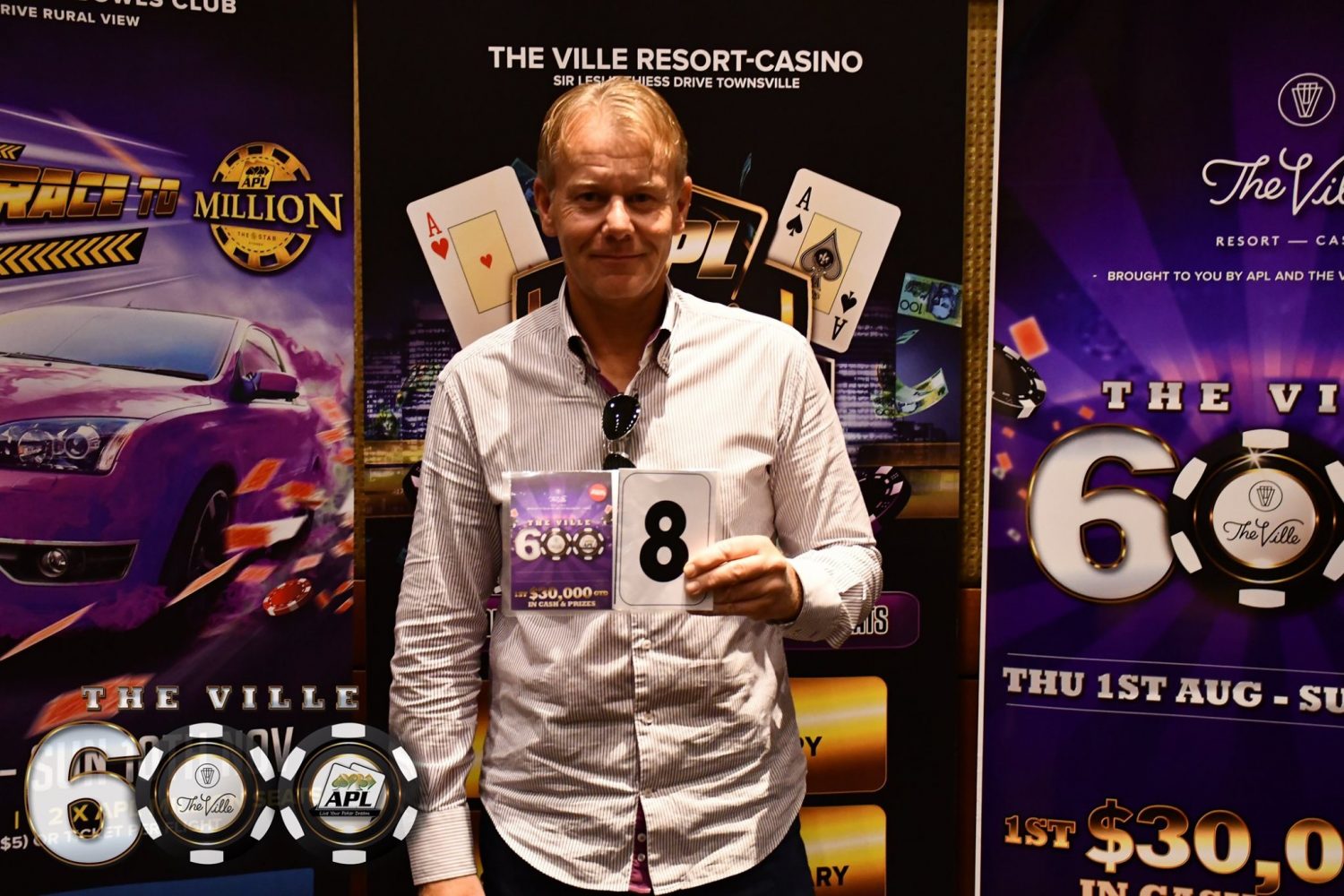 Super High Roller Michael Kalin Whitsundays 8th Place