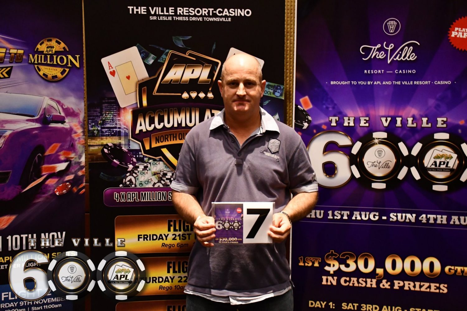 Super High Roller Oliver Parlon Townsville 7th Place $2,500 Cash